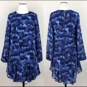 NWT BCBG MAXAZRIA Pacific Blue-Cloud dress XS